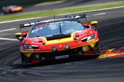 Spa 24 Hours drama as leading Ferrari suffers tyre failure