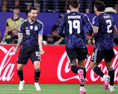 Lionel Messi steps off bench and makes a little more history in Argentina’s World Cup win over Jordan