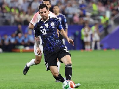 FIFA World Cup match: Seventh heaven for Lionel Messi as Argentina beat Jordan 3-1