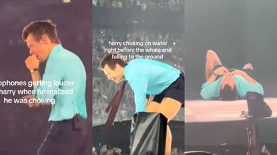Harry Styles Sparks Concern After Choking On Water & Collapsing Mid-Performance Amid UK Heatwave