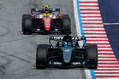 F1 Austrian GP LIVE: Russell holds on to lead with Verstappen in pursuit