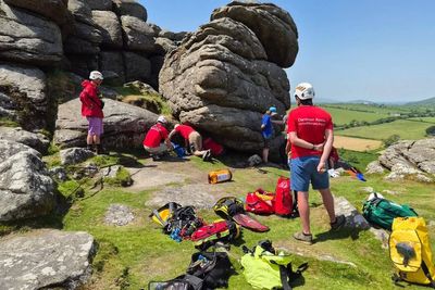 Girl rescued with Fairy liquid after getting leg stuck in rock for hours on Dartmoor