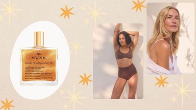 No time to tan? Our beauty team uses this £23 shimmering oil on photoshoots to instantly fake summer skin