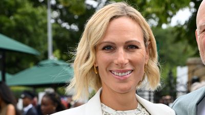 Want a Wimbledon-worthy outfit? Zara Tindall's delicate floral maxi dress, woven bag and wedges are perfect for copying