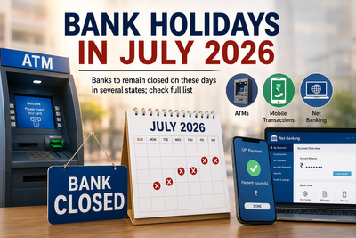 Bank holidays in July 2026: Banks to remain closed on these days in several states; check full list