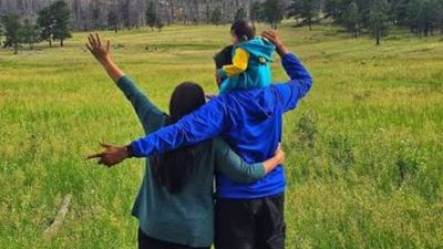 Meet 16-month-old Aarya: The toddler who has already explored 34 US national parks and is racing toward a world record