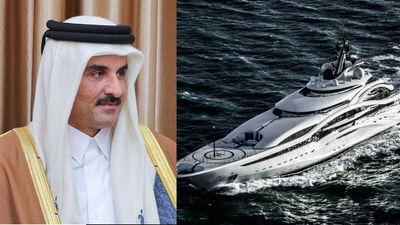 Qatar's wealthy emir Sheikh Tamim gave away $400m luxury 747 to Trump, then quietly rebuilt a $500m superyacht for next voyage