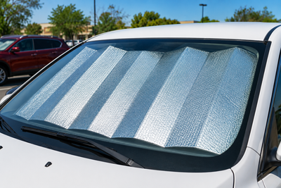 Stanford researchers say your car heats up to 40 degrees in an hour, and does a sunshade solution work?
