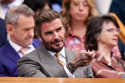 David Beckham, Mary Berry and Tess Daly among celebrities at Wimbledon