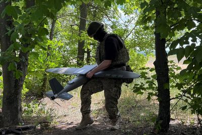 Ukrainian drones crashing in Nato territory a ‘small price to pay’ says Estonia