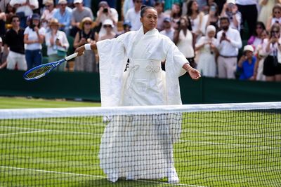 Naomi Osaka sports traditional Japanese dress in latest fashion ‘walk-on’ before Wimbledon win