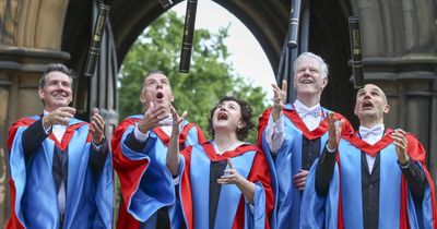 Members of hit Scottish rock band receive honorary degrees