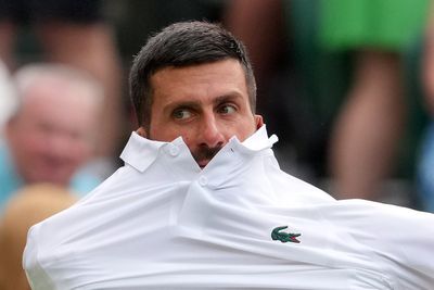 A marriage proposal and Bad Bunny steal attention from Novak Djokovic's opening Wimbledon match