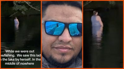 Bow fisherman reports woman standing alone in lake at night. Commenters think they know why she’s there