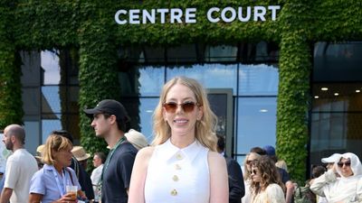 Katherine Ryan’s glamorous take on Wimbledon whites makes her an early contender for best-dressed