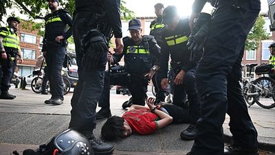 Clashes erupt in the Netherlands after Morocco’s World Cup victory