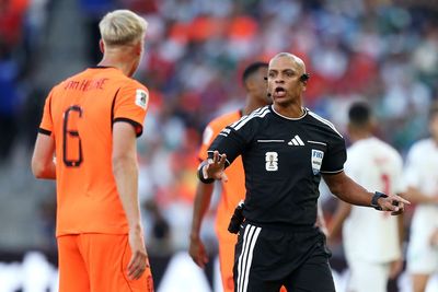 Who is Wilton Sampaio? The referee for the Netherlands vs Morocco?