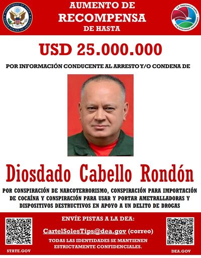 America's Most Wanted Venezuelan Official? Florida Republicans Want Trump to Capture Diosdado Cabello After Clash With U.S. Rescuers