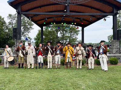 Muskets in hand, re-enactors ready to refight revolutionary war 250 years on