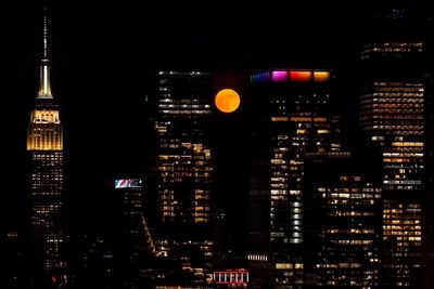Watch: Stunning Strawberry Moon rises over New York City skyline