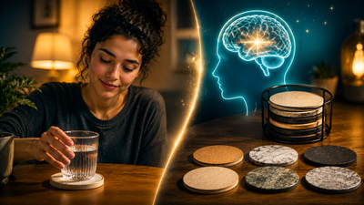 Psychology says people who always need coasters for their cups or glasses aren't anxious, they may simply prefer order and predictability