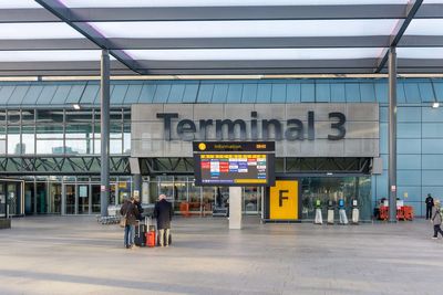 Four men admit affray after noxious substance sprayed at Heathrow Airport