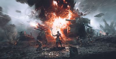 How I blend 3D and 3D effects to create video game key art art using Blender and Photoshop