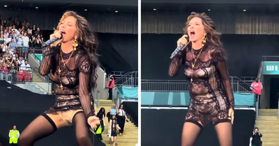 Shania Twain Compared To Madonna Over Sheer Look And “Cringe” Dance Moves: “Does She Have No Dignity?”