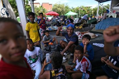 Football brings joy to Venezuelan kids displaced by quakes
