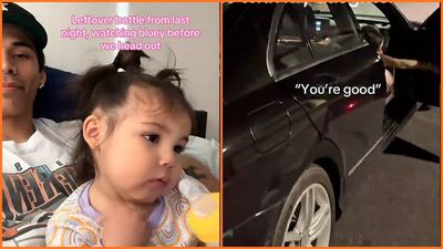 Arizona dad films mother dumping baby daughter’s belongings on the road. Then he decides it’s time to get her custody
