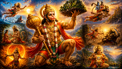 Five Times Hanuman Solved Impossible Problems Without Fighting