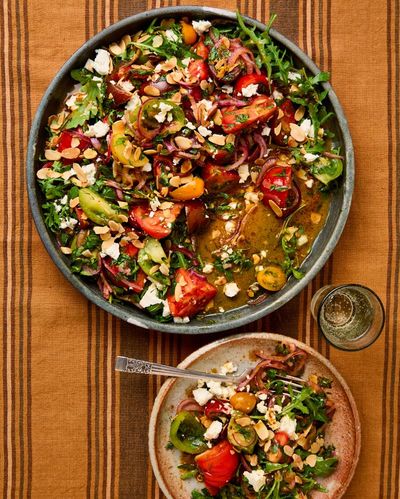 Smoky chipotle tomatoes and chargrilled courgettes: Thomasina Miers’ barbecued meze recipes