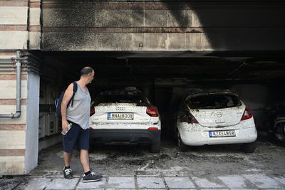 Firebomb attacks in northern Greek city target residences of governing party members