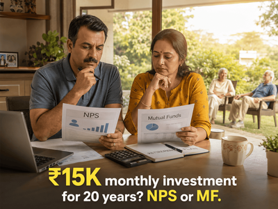 Rs 15,000 monthly investment for 20 years: NPS or mutual funds? Know which may leave you with a bigger retirement corpus