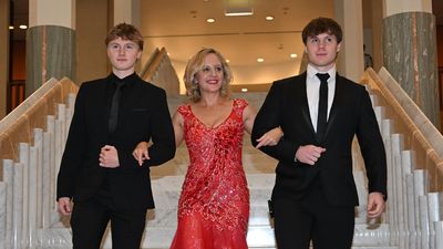 All frock and bubble at parliament's night of nights