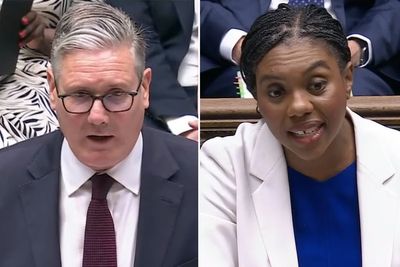 Badenoch accuses Starmer of leaving defence spending ‘mess to his successor’ amid concern over £5bn black hole