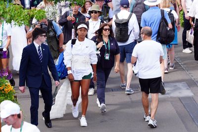 Naomi Osaka shows off new look as she breezes through Wimbledon second round