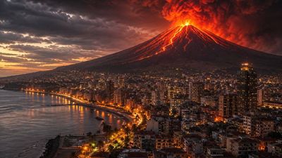 6 Cities that could be buried by lava one day without warning: From Naples in Italy to Pahoa in the US