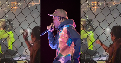 Internet Divided Over Viral Video of Travis Scott Throwing Water Bottles to Get Cameraman's Attention