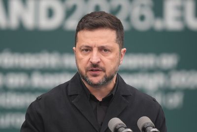 Volodymyr Zelensky thanks Ireland for support during Dublin Castle address