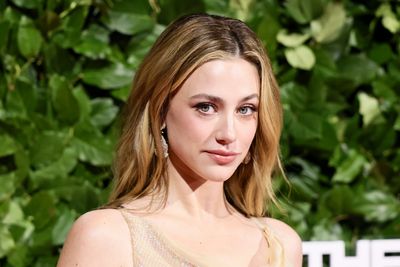 Lili Reinhart's Pink Cult Gaia Gown Brings '90s Glamour Back to Red Carpet Fashion