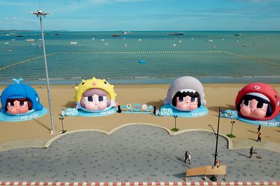 Pop Mart transforms Pattaya Beach