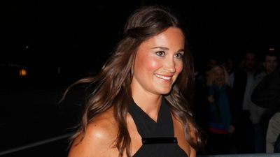 Pippa Middleton's black halterneck top and burnt orange maxi skirt will solve any summer eveningwear dilemma