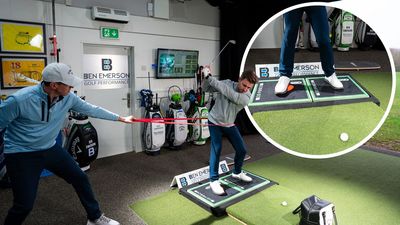 Stop Swaying In The Golf Swing With A Footwork Drill To Strike It Pure
