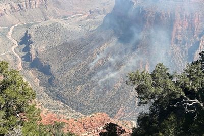 Fire rages at the Grand Canyon after nearly 150,000 acres burned last year