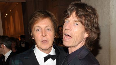 “He said, ‘No, no, no. Paul can do that,’ and he did it. He did exactly what was needed in like, 10 minutes”: Mick Jagger says he had to check with Andrew Watt that Paul McCartney's bass playing was "punk" enough for new Rolling Stones song Covered In You