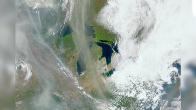 Ocean-monitoring satellite spots wildfire smoke from space | Space photo of the day for July 1, 2026