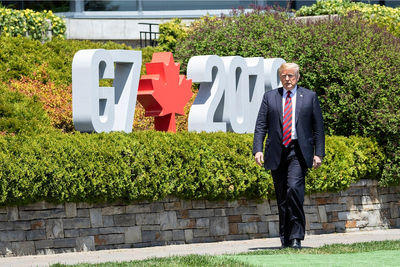 Trump's Walk Sparks Fresh Health Speculation as Netizens Claim Something Is Wrong With His Right Leg