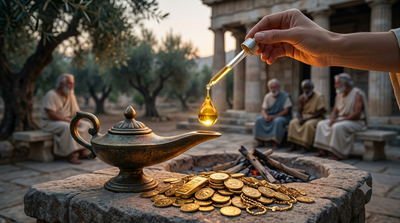 Greek proverb of the day: 'Better a drop of wisdom than an ocean of...' - this thought-provoking saying teaches life lessons on why knowledge always outlasts wealth and why wisdom is the greatest investment you'll ever make