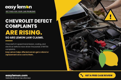 Chevrolet Owners With Recurring Defects Have More Legal Options Than They Realize
